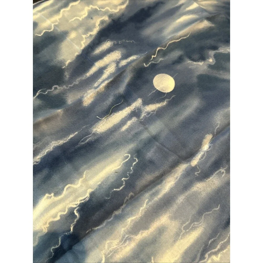 Hoffman Natures Element Cotton Quilting Fabric Sun Ray Sunrise Cloud Screenprint